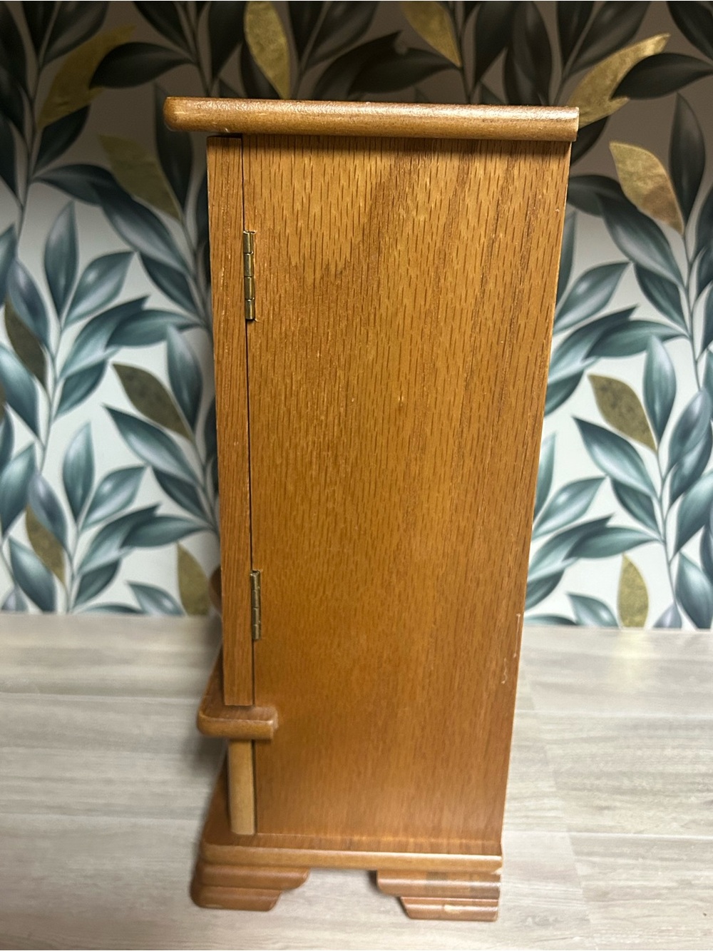 Vintage Wood Jewelry Armoire - Picture 7 of 14